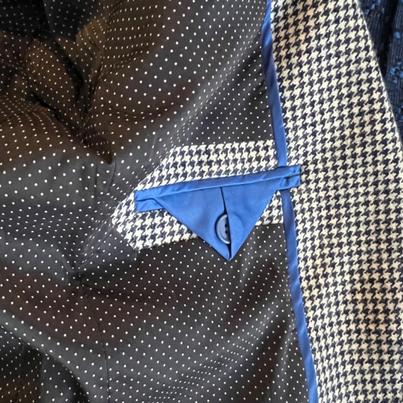 J Crew Campbell Blazer houndstooth Size 00 - Picture 9 of 10